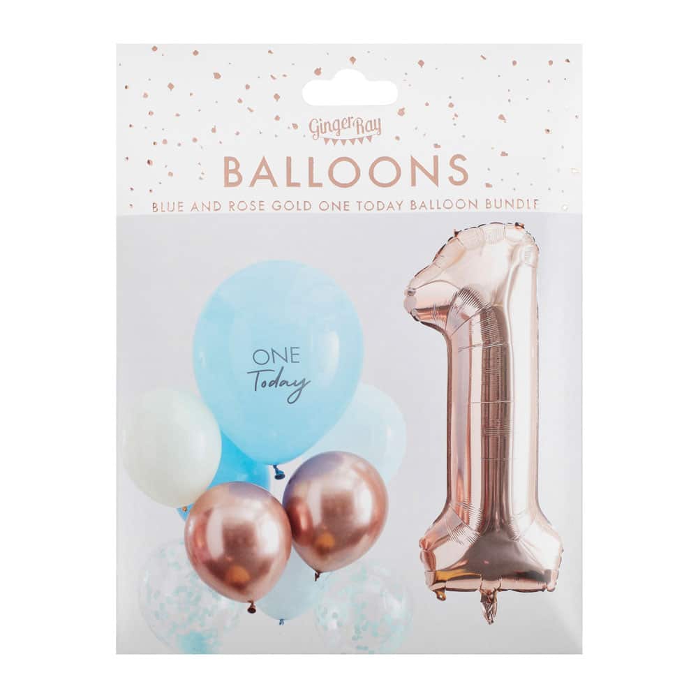 1-års bursdag ballongbukett
