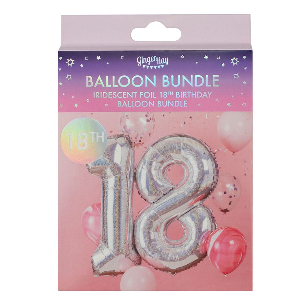 18-års bursdag ballongbukett
