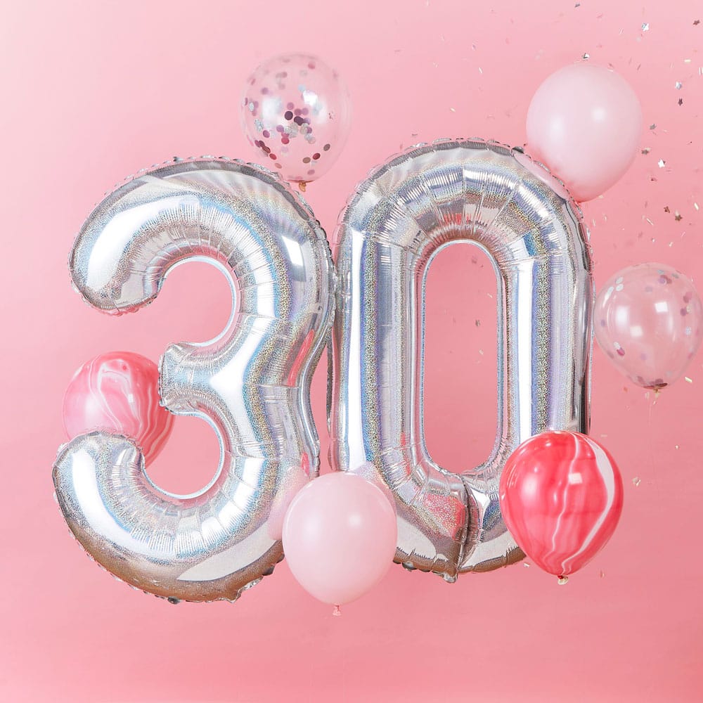 30-års bursdag ballongbunt