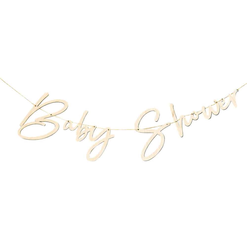 Babyshower-banner i tre