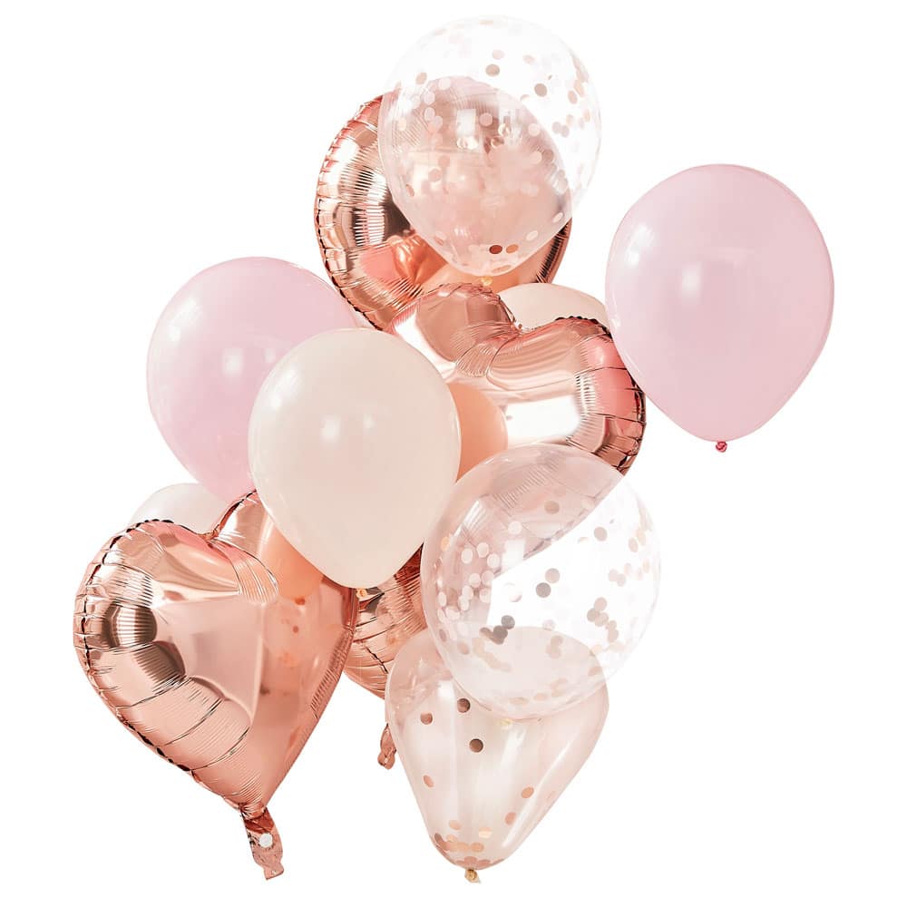 Ballongpakke i roségull