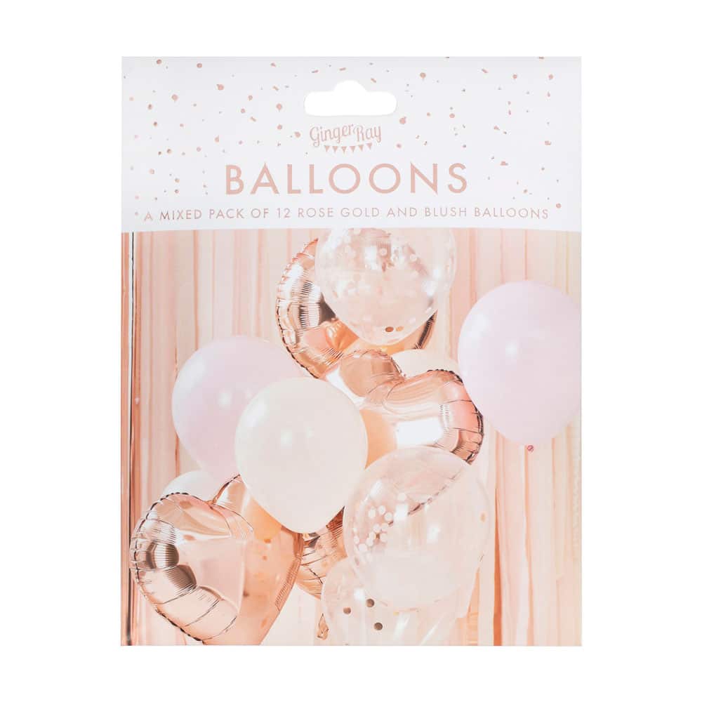 Ballongpakke i roségull