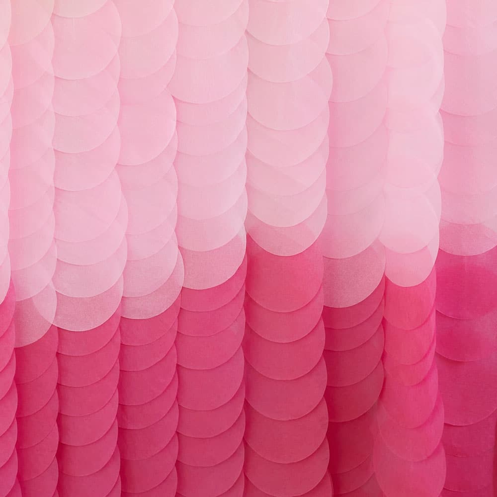 Kreppapir bakgrunn i rosa ombre