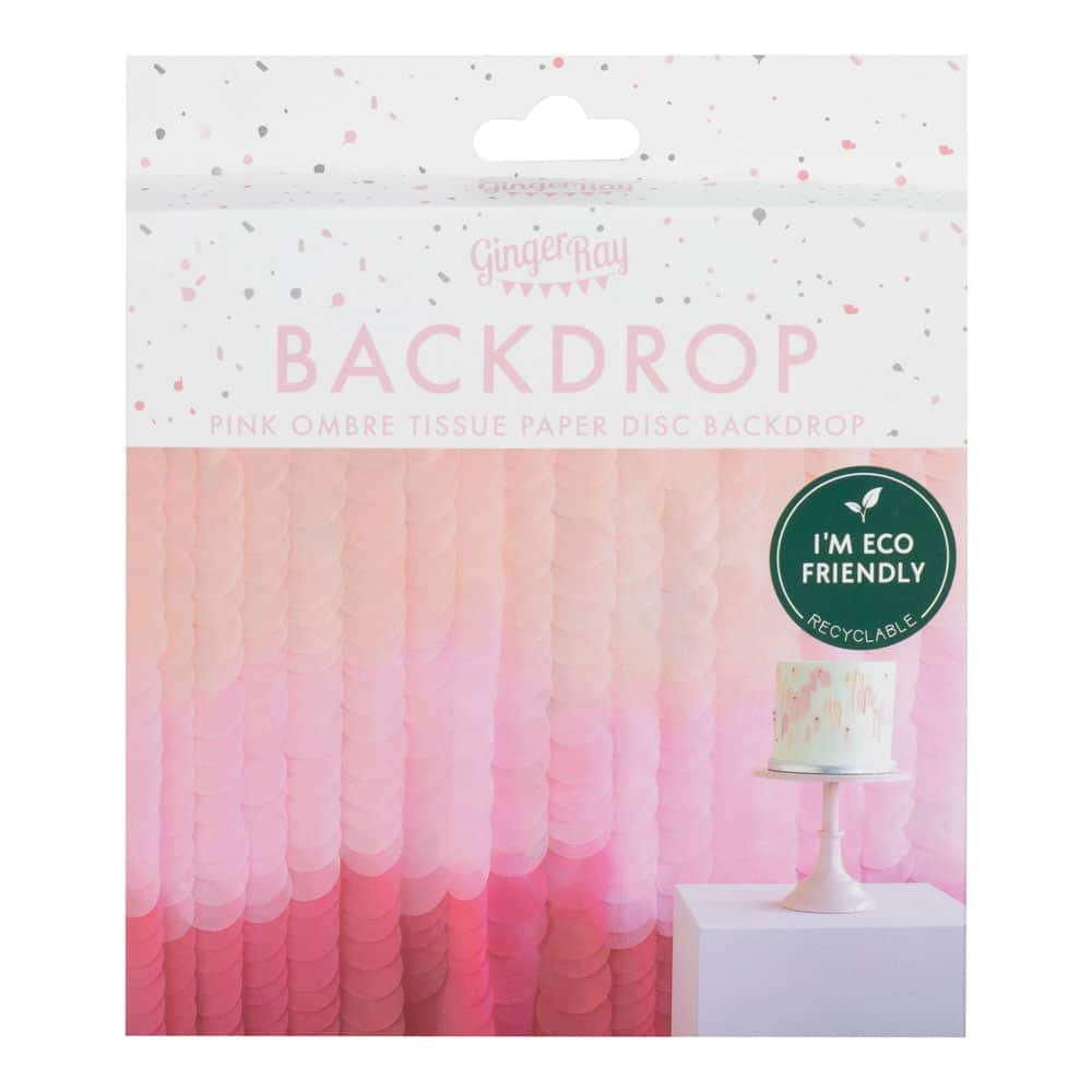 Kreppapir bakgrunn i rosa ombre
