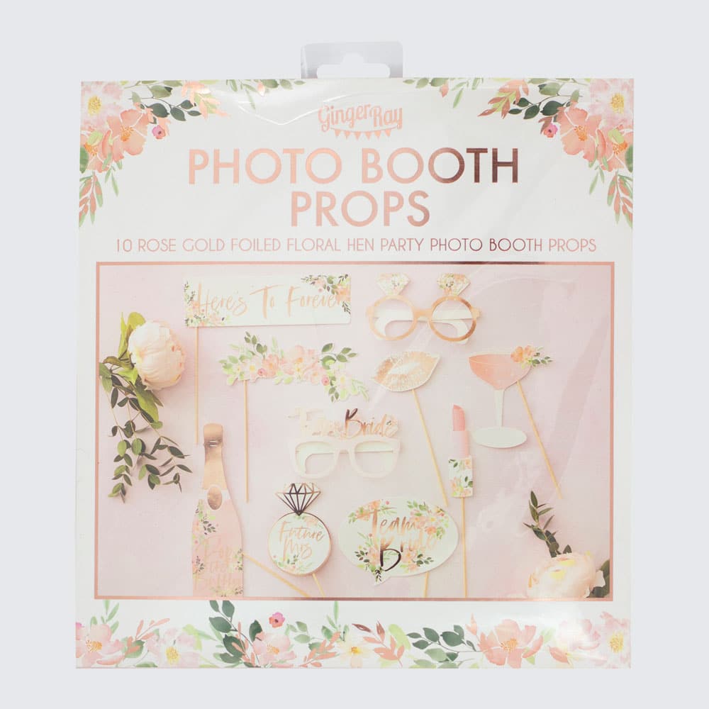Bride to be / bridal shower rekvisitter