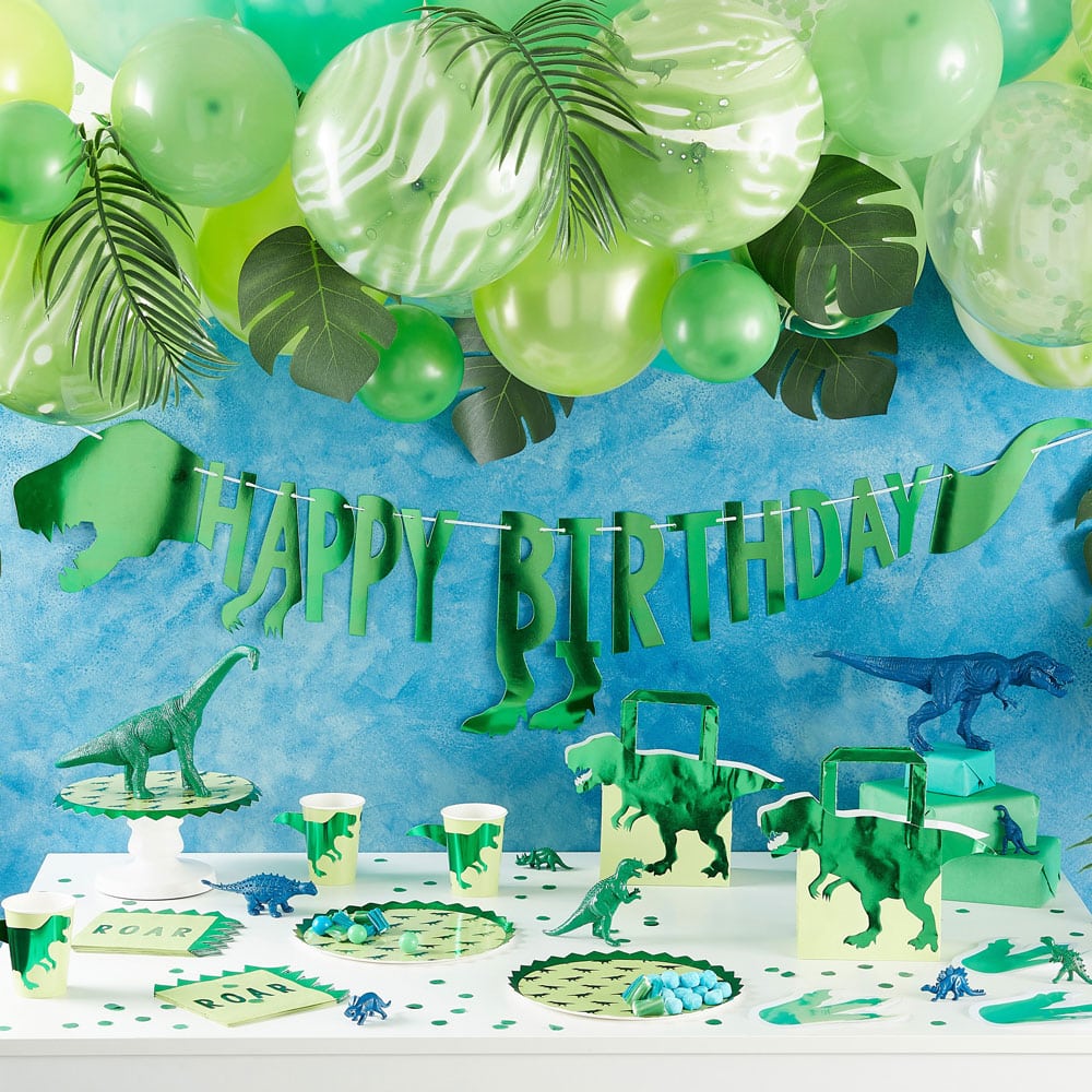 Happy Birthday dinosaur bursdagsbanner