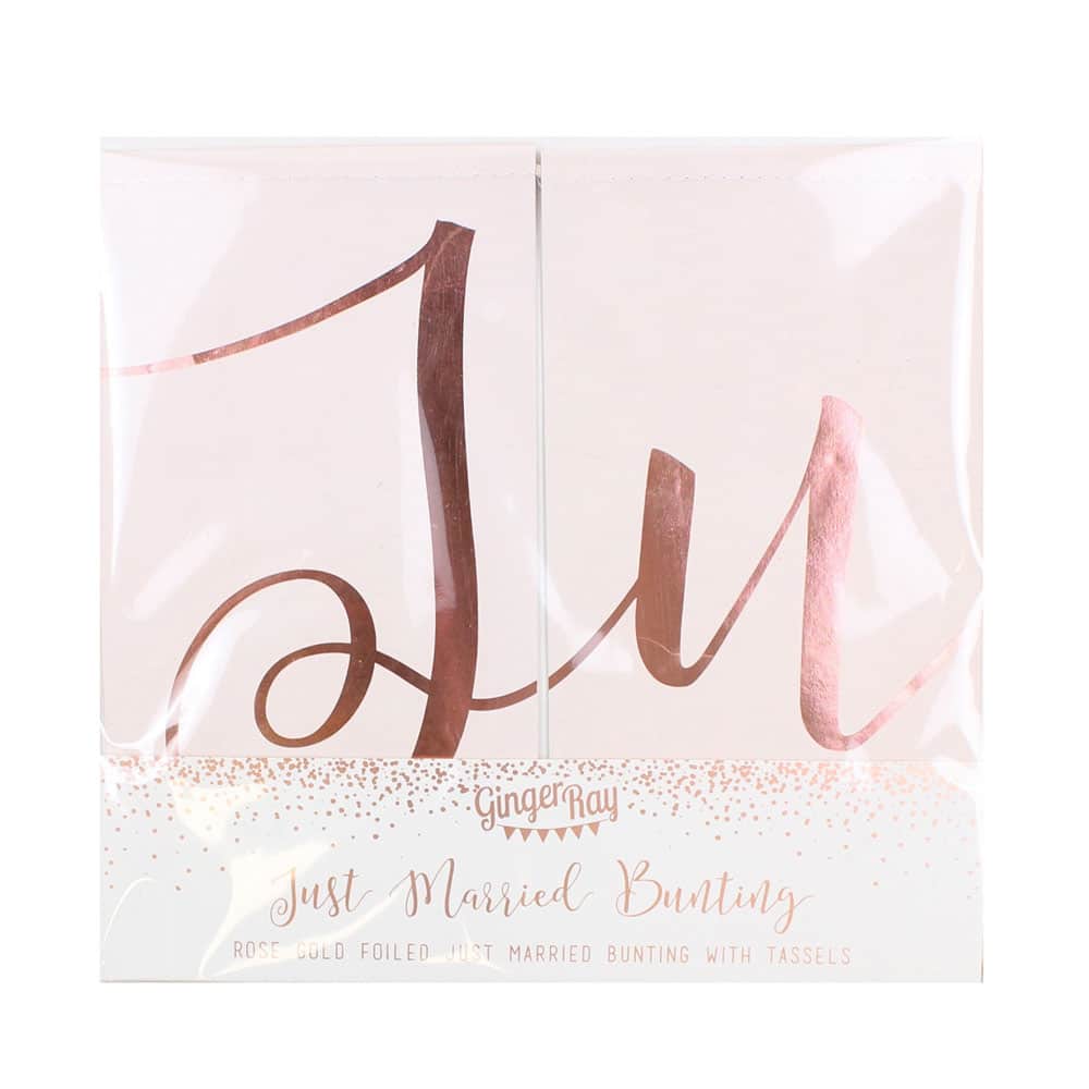 Just Married flaggbanner