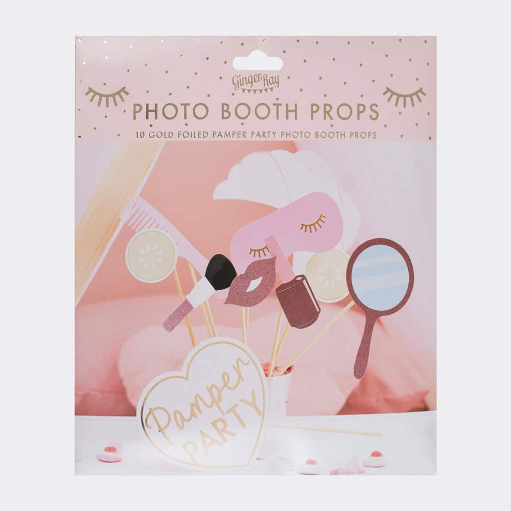 Pamper Party rekvisitter