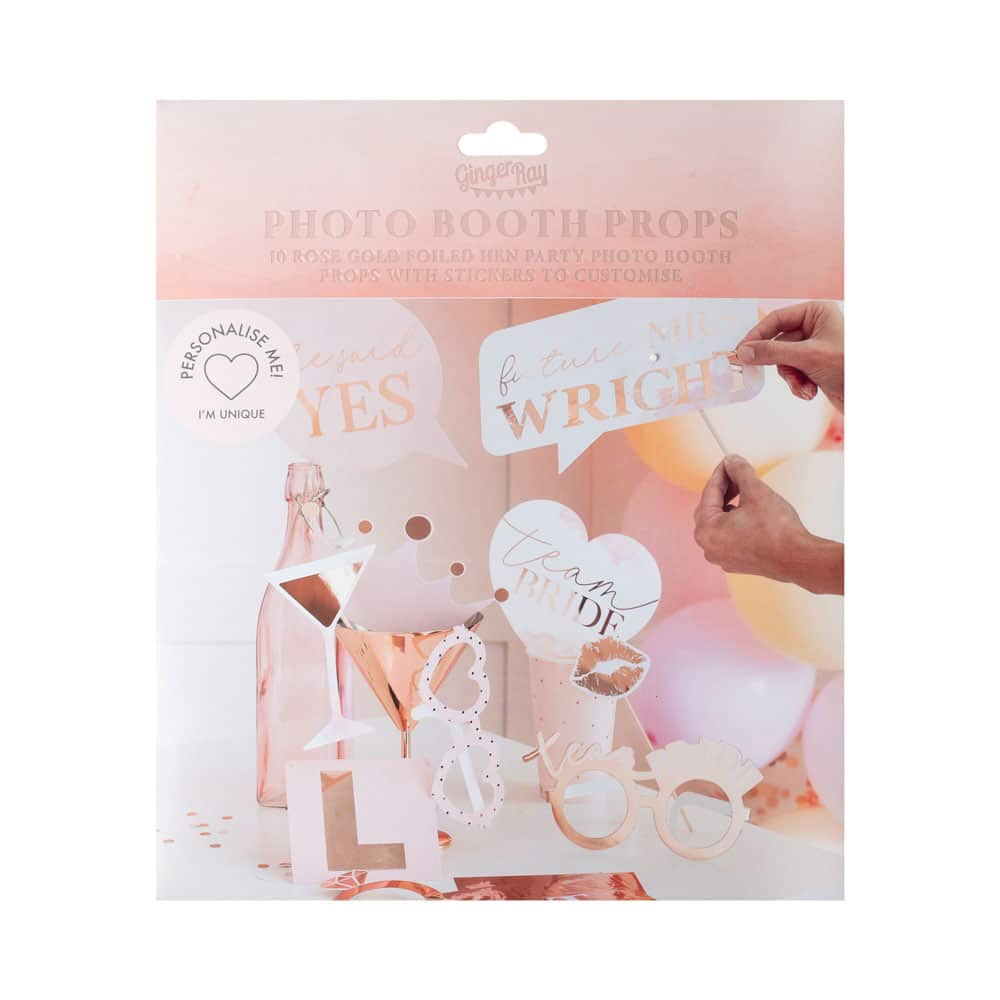 Bride to be / bridal shower personlig tilpassbare rekvisitter