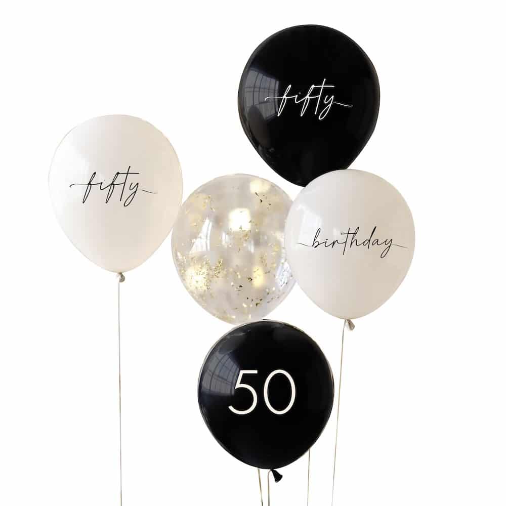 Bursdagsballonger 50 år