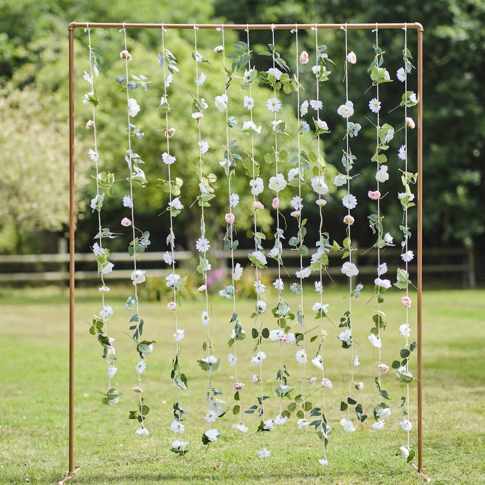 Hanging flower background