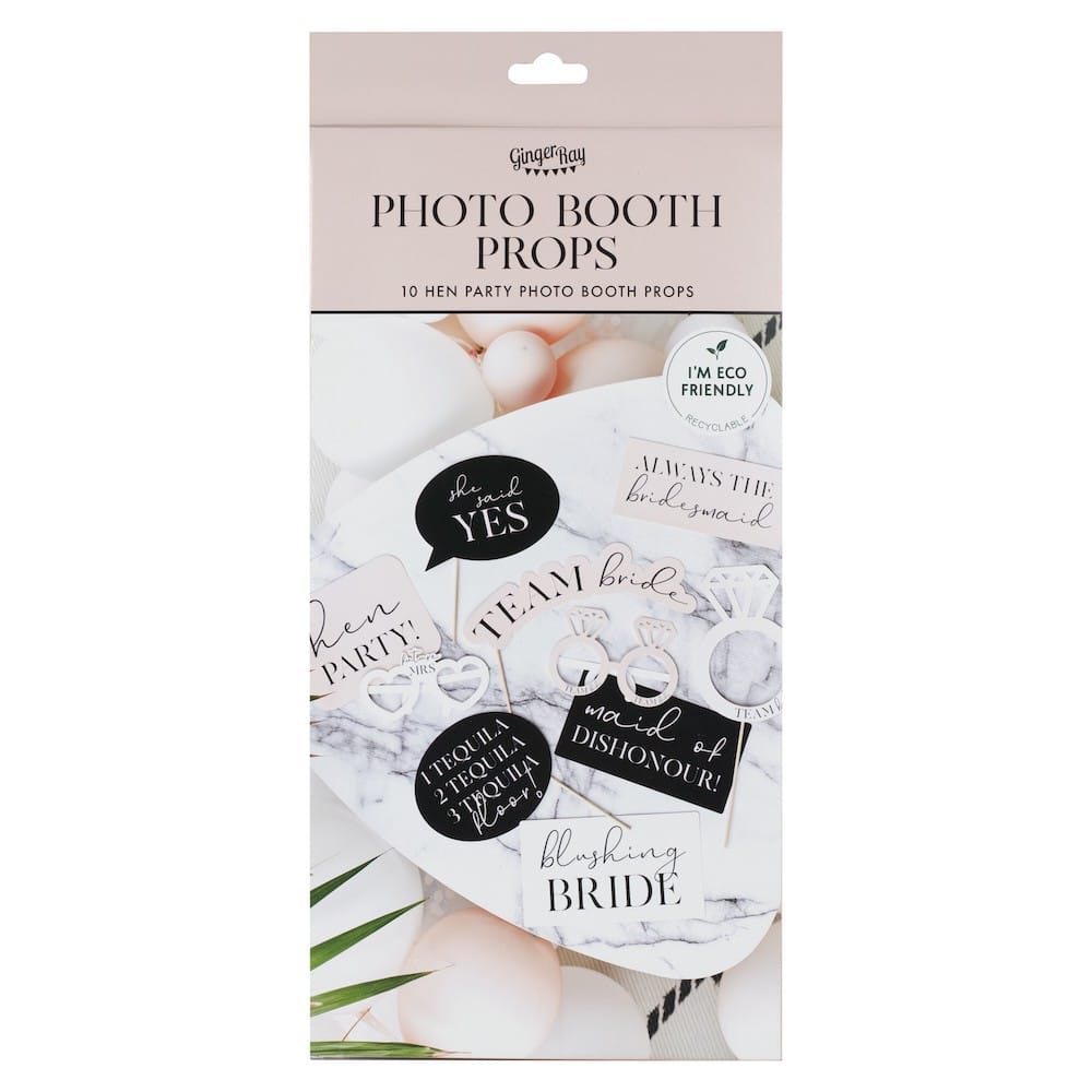 Bridal shower / utdrikningslag (brud) rekvisitter