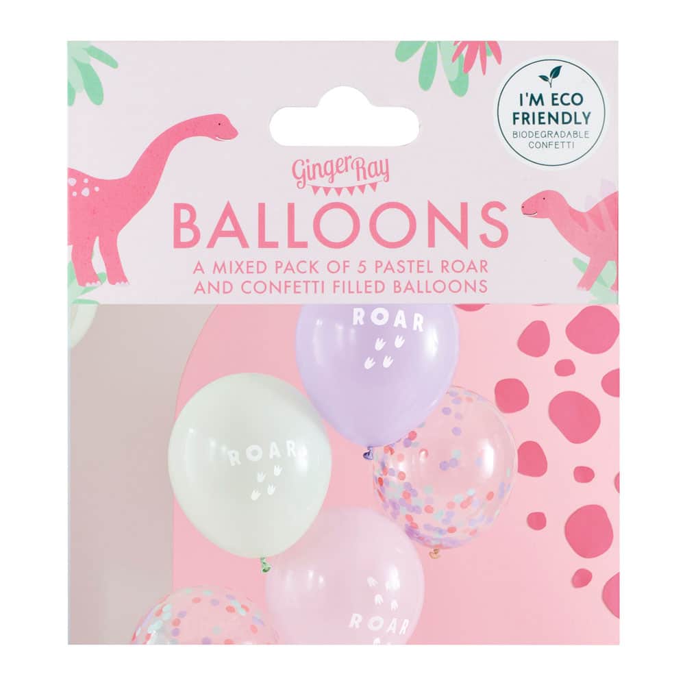 Ballongpakke med dinosaurtema