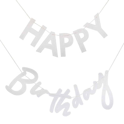 Gratulerer med dagen-bursdagsbanner i akryl