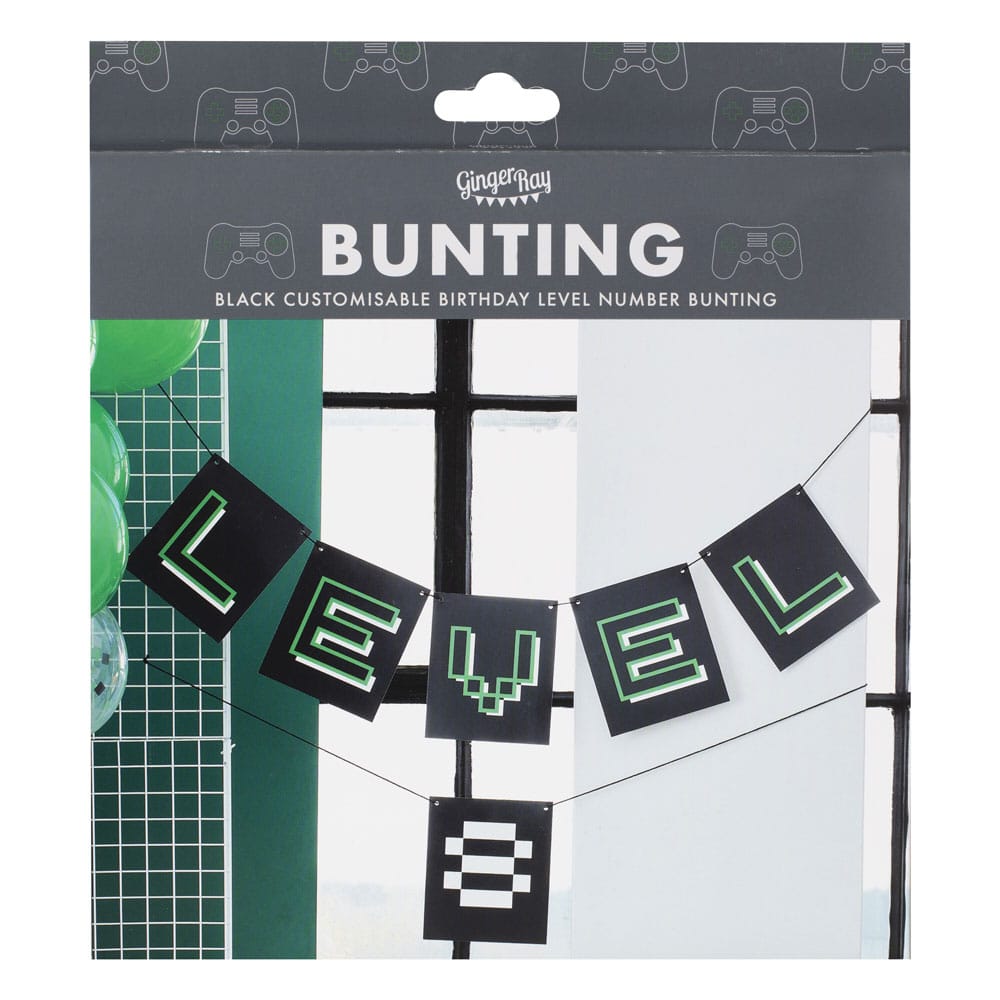 Customizable 'gamer' birthday banner