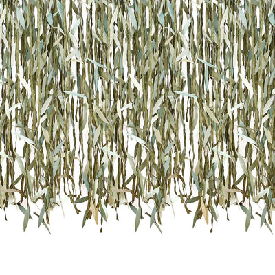 Hanging botanical leaves background