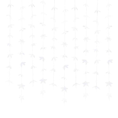Hengende hvite origami blomster bakgrunn