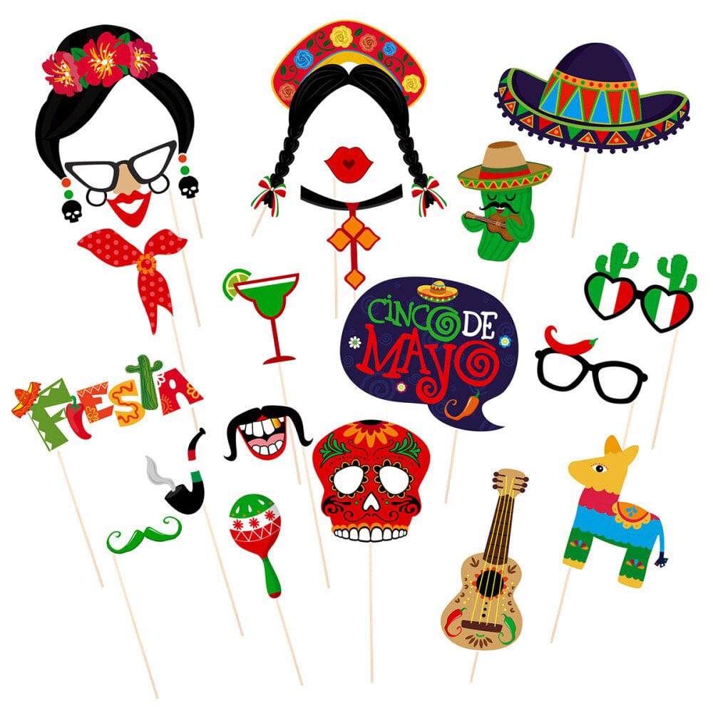 Cinco de mayo meksikansk fiesta rekvisitter