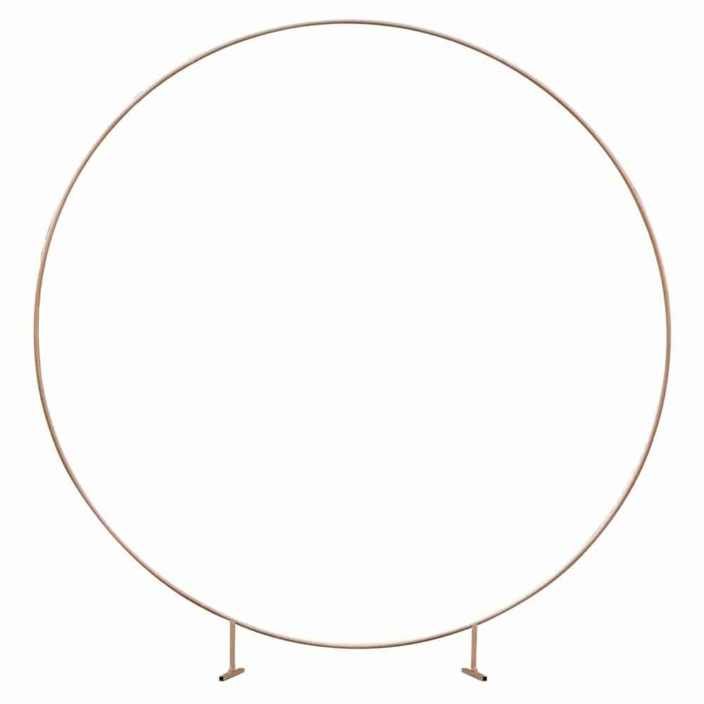 Round copper stand / wedding arch