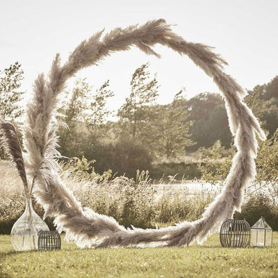 Round copper stand / wedding arch