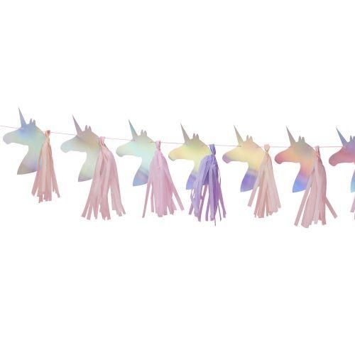 Iridescent unicorn banner
