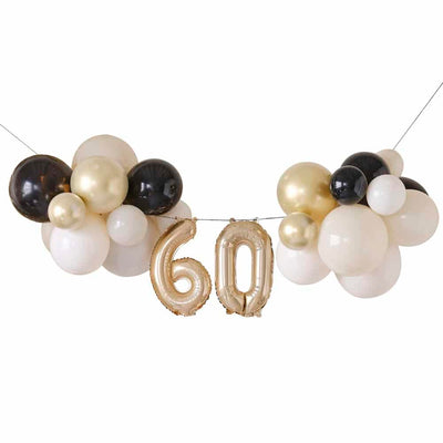 Bursdag eller diamantbryllup ballong-banner 60 år