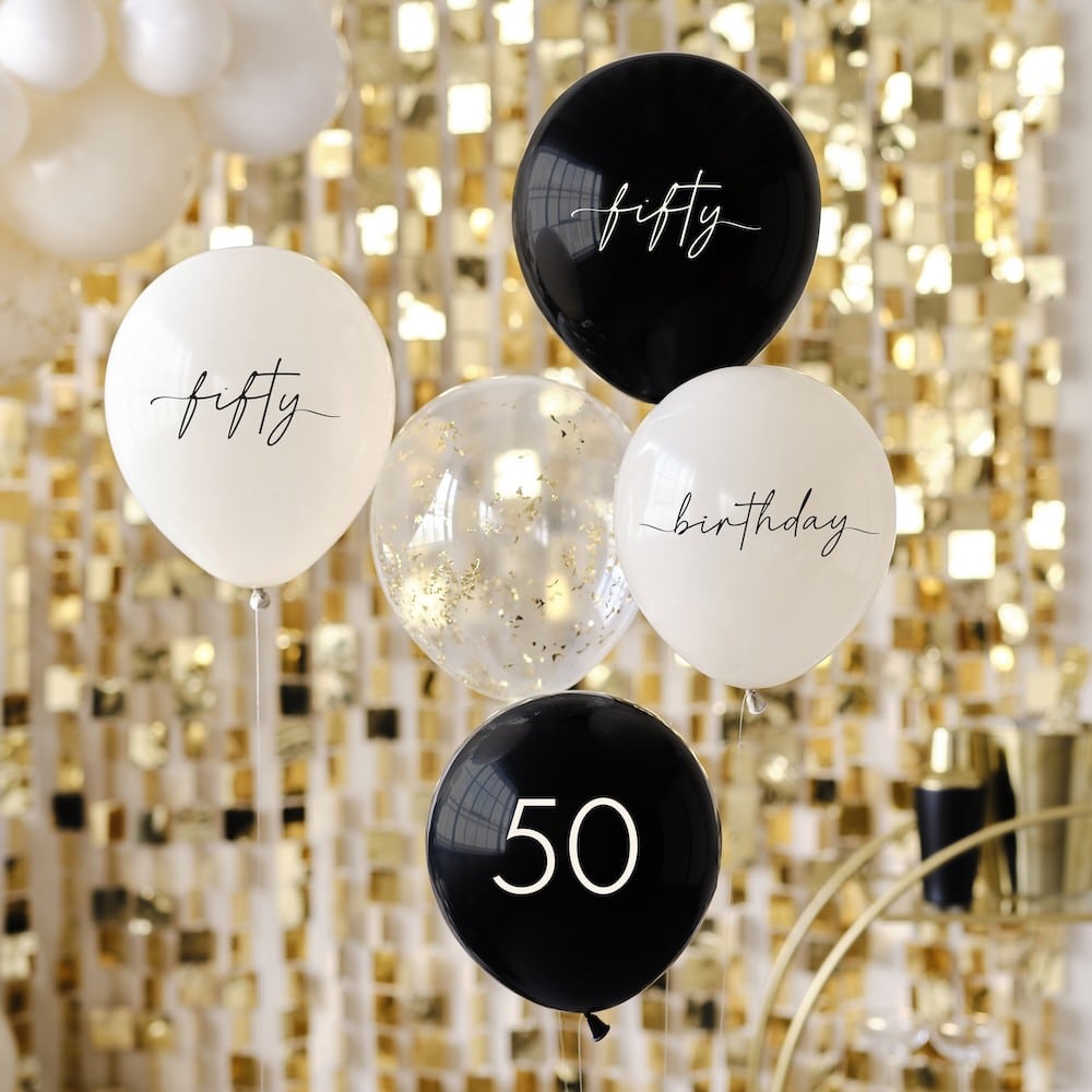 Bursdagsballonger 50 år