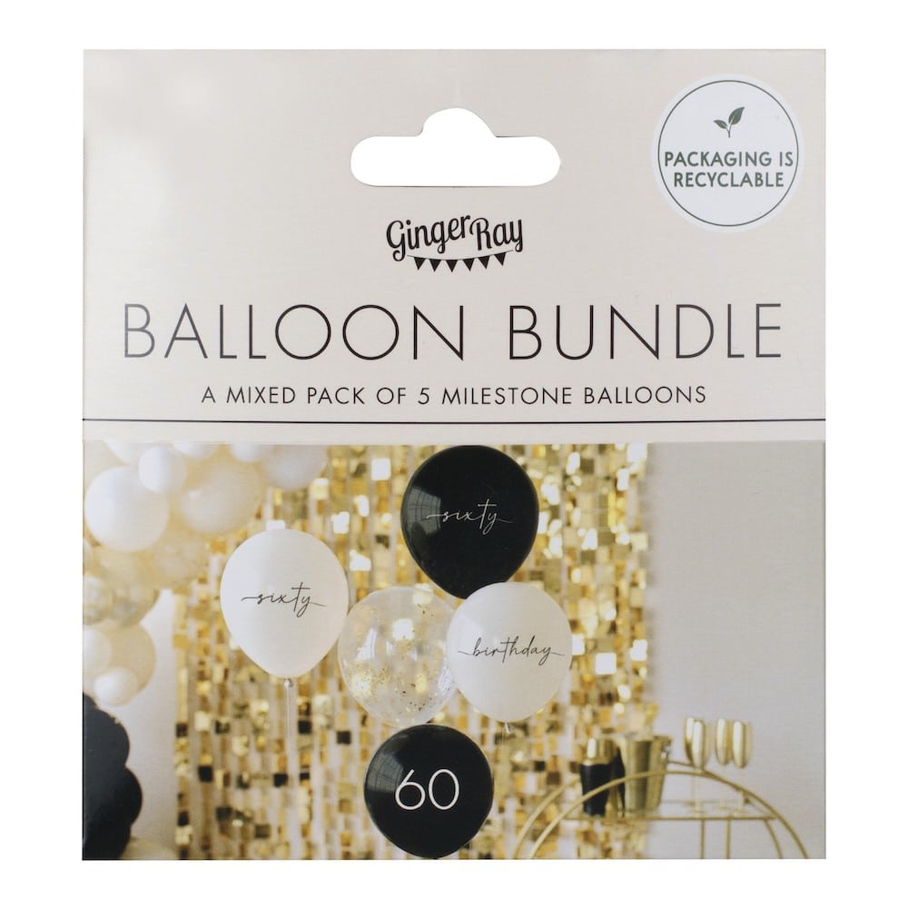 Bursdagsballonger 60 år