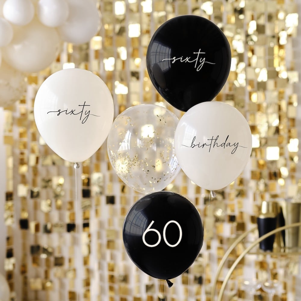 Bursdagsballonger 60 år