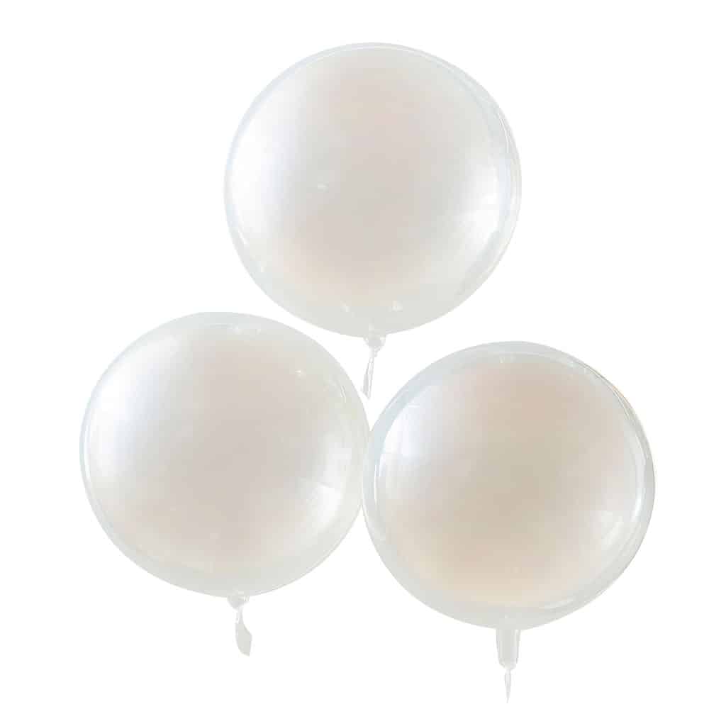 Runde ferskenballonger