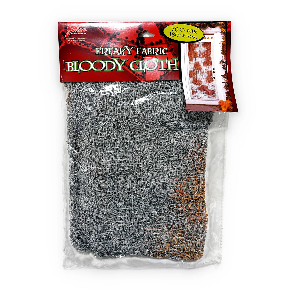 Blodig dekorstoff