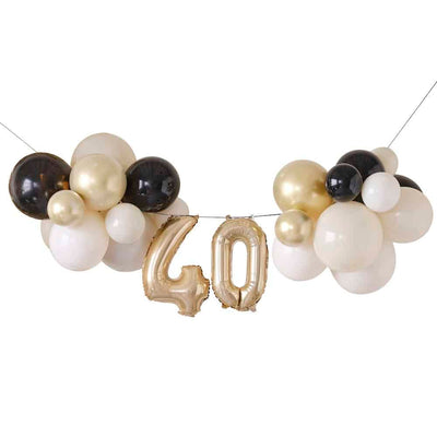 Bursdag eller rubinbryllup ballong-banner 40 år