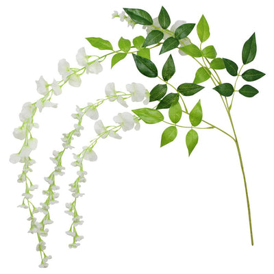 Hengende hvit blomsterdekor
